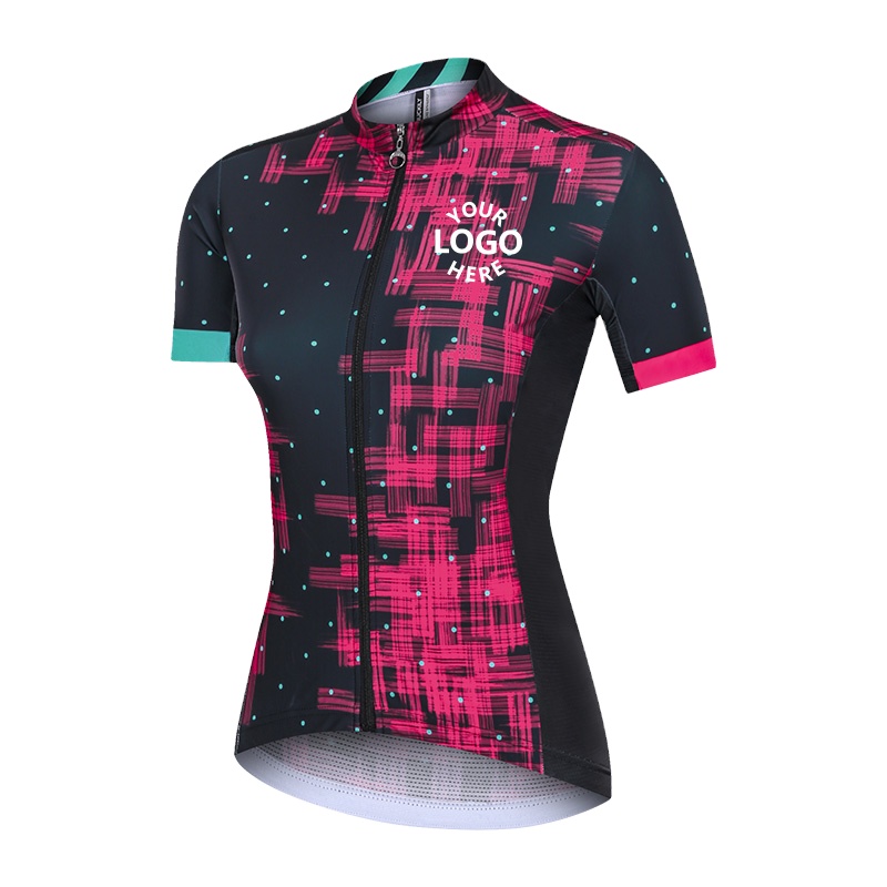 Women's Printed Short Sleeve Cycling Jersey